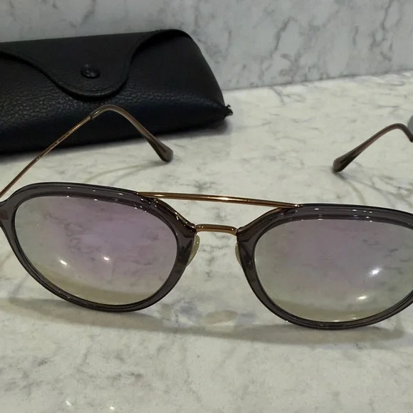 Ray-Ban Metallic Purple Sunglasses - Picture 7 of 7